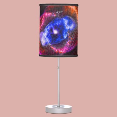 Monogram Cats Eye Nebula, Eye of God outer space Lamps