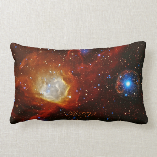 Monogram Celestial Bauble - SXP1062 space picture Pillow Monogram Celestial Bauble - SXP1062 space picture Pillow