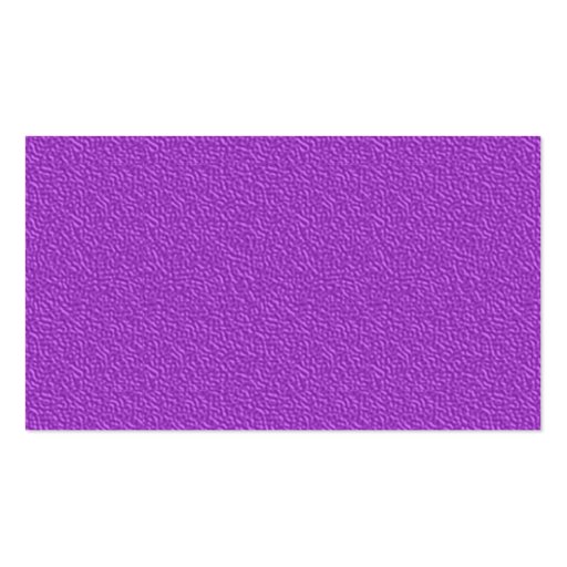 Monogram Circle Cross - Purple Embossed Texture Business Card Templates (back side)