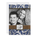 Monogram Country Western Wedding Save the Dates Custom Invitations