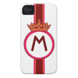 Monogram Crown crest initial custom iphone case casemate cases