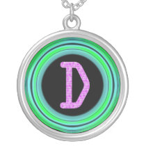 Monogram "D" necklaces