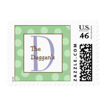 Monogram D | Polka Dots