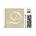 Monogram : D postage