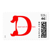 Monogram D Stamp stamps