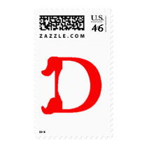 Monogram D Stamp (vertical)
