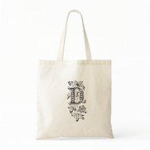 Monogram "D" Tote Bag