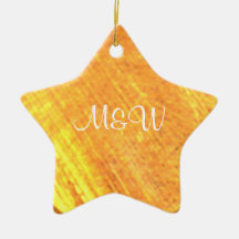 Monogram Decorative Christmas Ornament