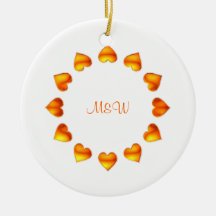 Monogram Decorative Love Ornament