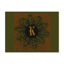 Monogram Design 03, Postcard
