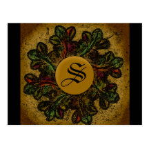 Monogram Design 04 Postcard