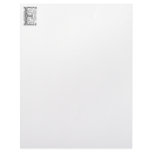Monogram E Personalized Letterhead