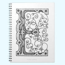 Monogram E notebooks