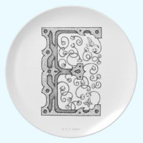 Monogram E plates