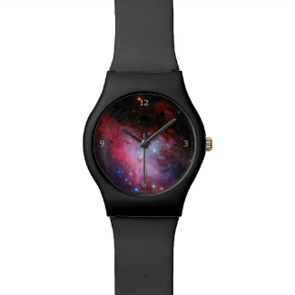 Monogram, Eagle Nebula outer space picture Wristwatches