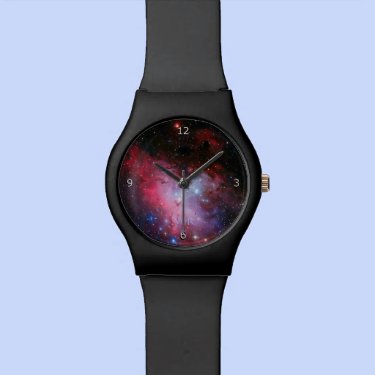 Monogram, Eagle Nebula outer space picture Wristwatches