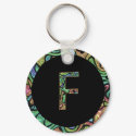 Monogram F keychains by CuteSmallThings Monogram F keychains