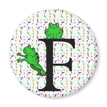 Monogram "F" Magnet