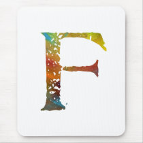 Monogram - F -  Mousepad