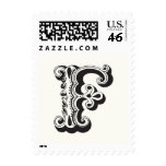 Monogram F Postage postage