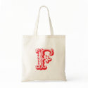 Monogram "F" Tote Bag