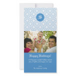 Monogram Family Photo Greeting Photo Card