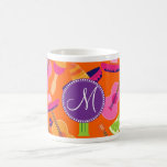 Monogram Fiesta Party Sombrero Cactus Limes Pepper Mugs