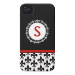 Monogram Fleur de Lis iPhone 4/4S Casemate Case iPhone 4 Case-Mate Cases