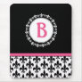 Monogram Fleur de Lis Mousepad