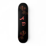 Monogram Fleur Skateboard - Personalize Initials