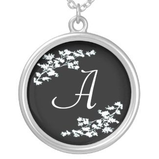 Monogram Floral Deco necklace