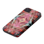 Monogram Fractal Diamond Dreams iPhone 4 Case-mate Iphone 4 Cases