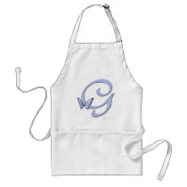 Monogram G aprons by gleems Monogram G aprons