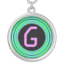 Monogram "G" necklaces