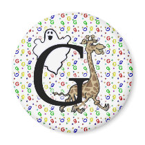 Monogram "G" Magnet by nextstopitaly Monogram "G" Magnet