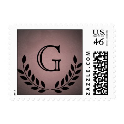Monogram : G Postage Stamps