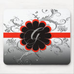 Monogram G Red Mousepad