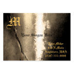 Monogram Gold Vintage Metal Business Card