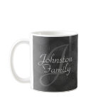 Monogram Grey (Family) Coffee Mug