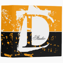 Monogram-Grunge Binders