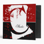 Monogram-Grunge Binders