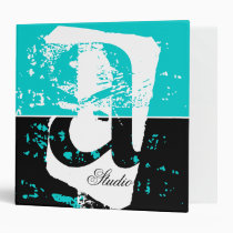 Monogram-Grunge Binders