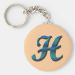 Monogram H Keychain