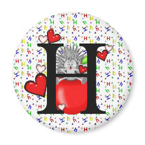 Monogram "H" Magnet