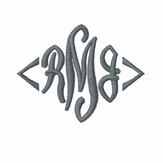 Monogram hoodie embroideredshirt