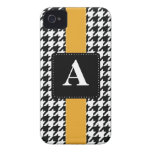 Monogram Houndstooth Case-Mate iPhone 4 Case