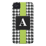 Monogram Houndstooth iPhone 4 Cover