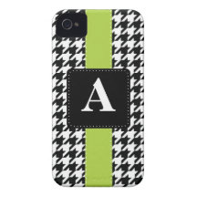 Monogram Houndstooth iPhone 4 Cover