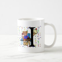 Monogram "I" Mug by nextstopitaly Monogram "I" Mug