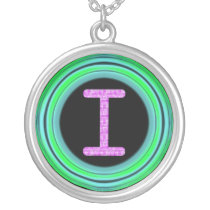 Monogram "I" necklaces